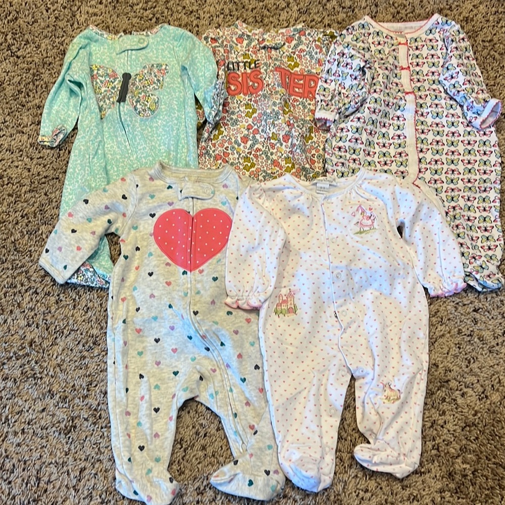 Baby pajama bundle 0-3months